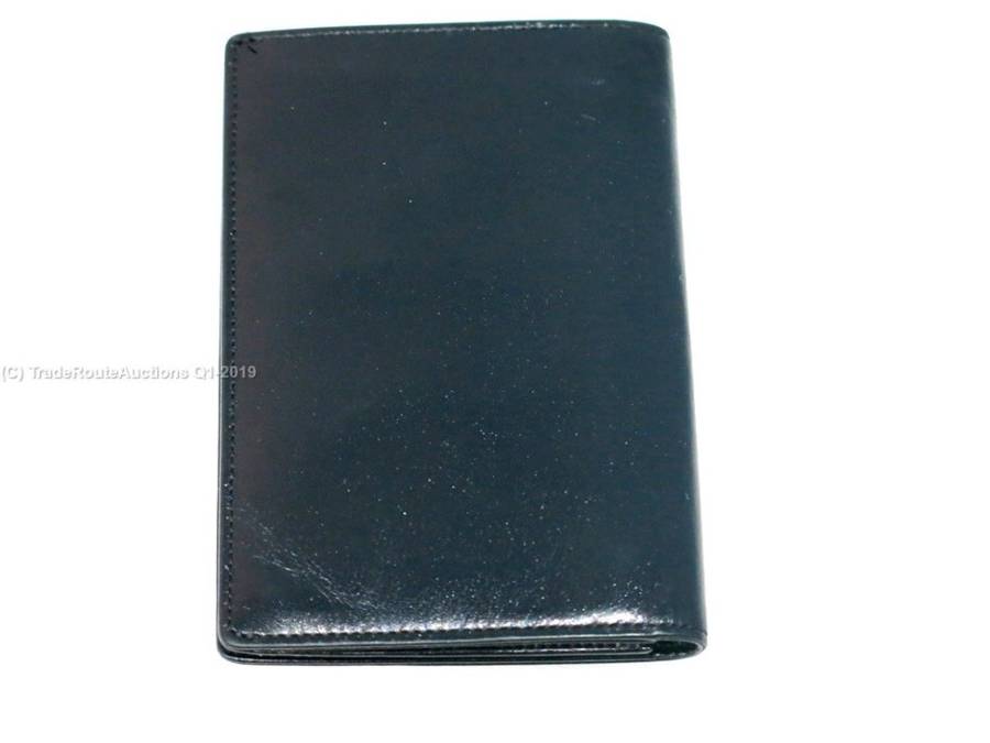 Boxed - Montblanc Meisterstück Leather business card holder, Black - MB30304 *** MONT BLANC ***