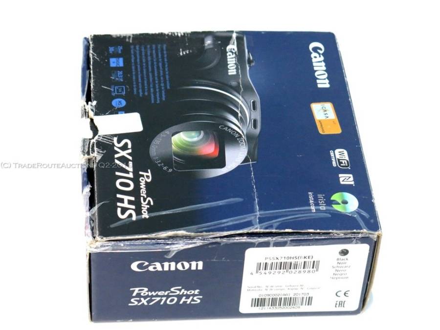 Boxed - Canon SX710 Ultra Zoom Digital Camera Black 20.3MP | WIFI | 30X OPTICAL ZOOM