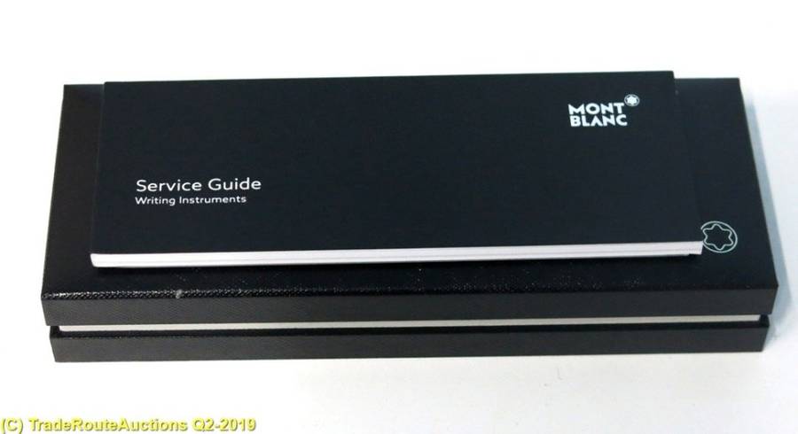 Boxed - Montblanc StarWalker Midnight Black Ballpoint Pen with papers