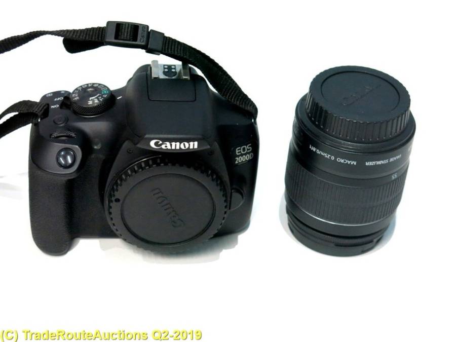 Boxed - Canon 2000D DSLR Lens Kit - with Canon 18-55 Lens