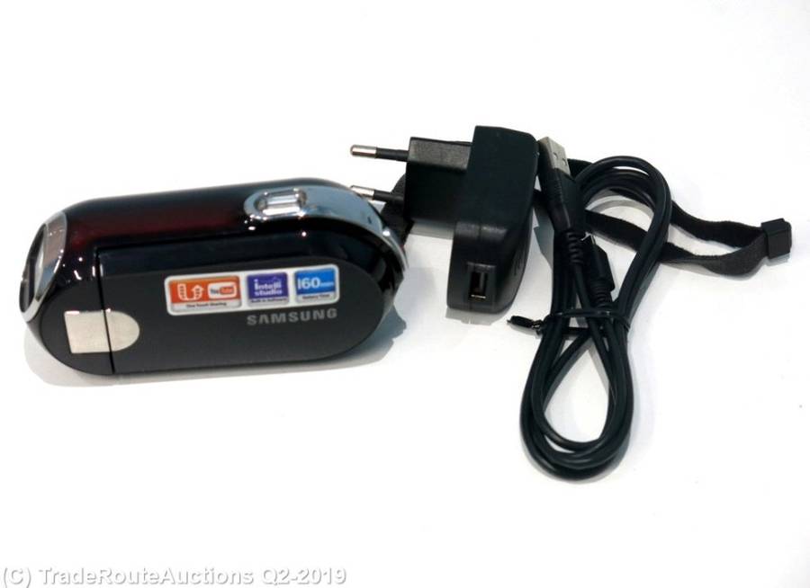 Samsung SMX-C10 Touch of Color Camcorder with 10x Optical Zoom (Red)