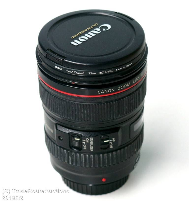 CANON EF 24-105mm F4L IS USM IMAGE STABILIZER ULTRASONIC ZOOM Lens for CANON Digital SLR Cameras