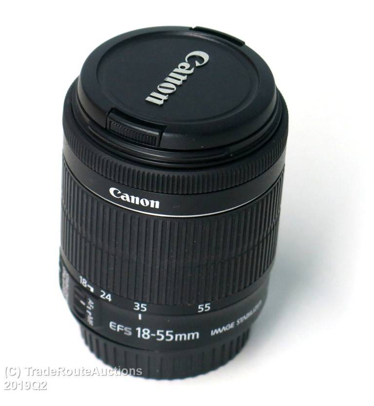 Canon EF-S 18-55mm f/3.5-5.6 IS (IMAGE STABILIZER) STM Camera Lens for Canon Digital SLR Cameras