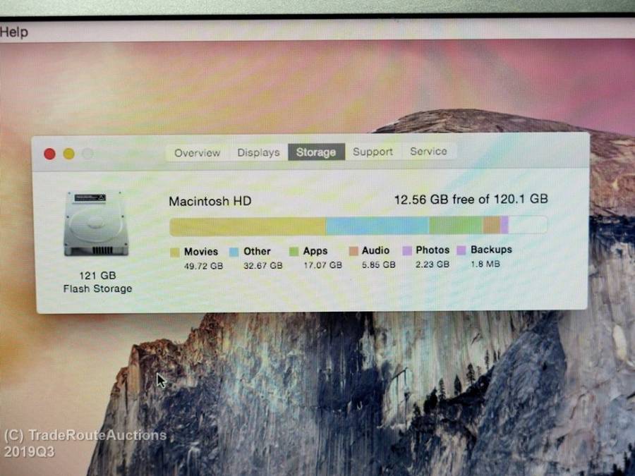 MacBook Air 11.6-inch | Core i5 1.3GHz | 4GB DDR3 RAM | 128GB SSD FLASH - Macbook Air MID 2013