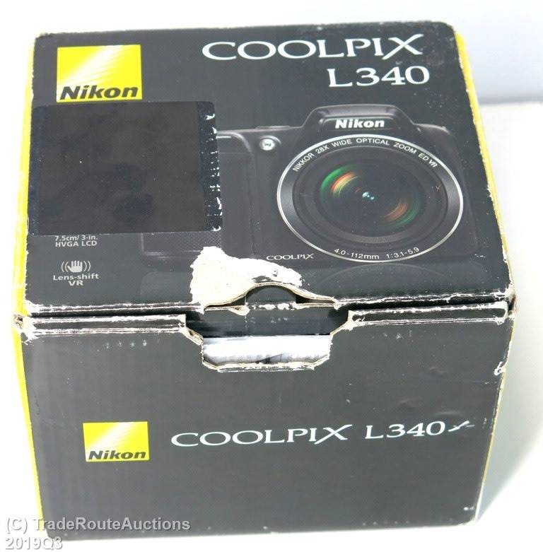 Nikon CoolPix L340 | 20 MegaPixels Digital Camera | 28x Optical Zoom HD | (Black)