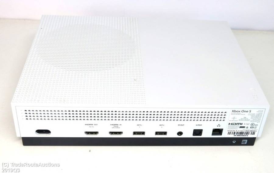 Microsoft Xbox One S 500GB Console (WHITE) Model 1681 + 1 Controller (WHITE)