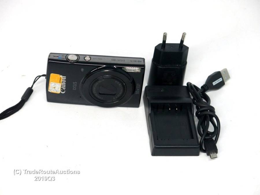 Canon IXUS 180 20 MP Digital Camera (Black)