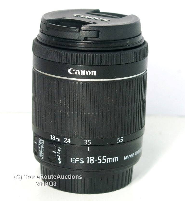 Canon EF-S 18-55mm f/3.5-5.6 IS (IMAGE STABILIZER) STM Camera Lens for Canon Digital SLR Cameras