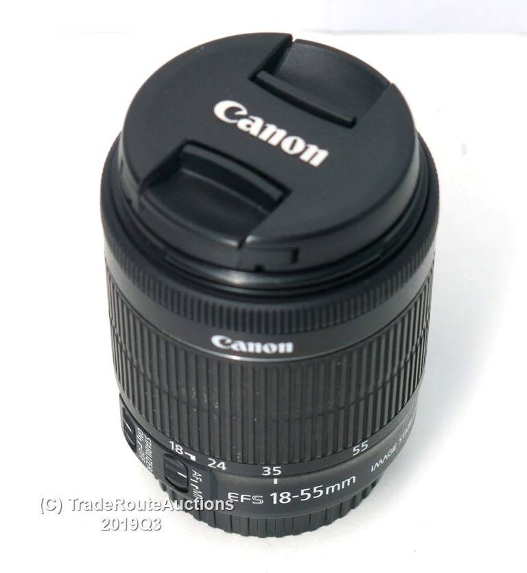 Canon EF-S 18-55mm f/3.5-5.6 IS (IMAGE STABILIZER) STM Camera Lens for Canon Digital SLR Cameras