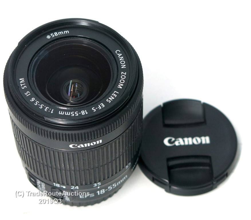 Canon EF-S 18-55mm f/3.5-5.6 IS (IMAGE STABILIZER) STM Camera Lens for Canon Digital SLR Cameras
