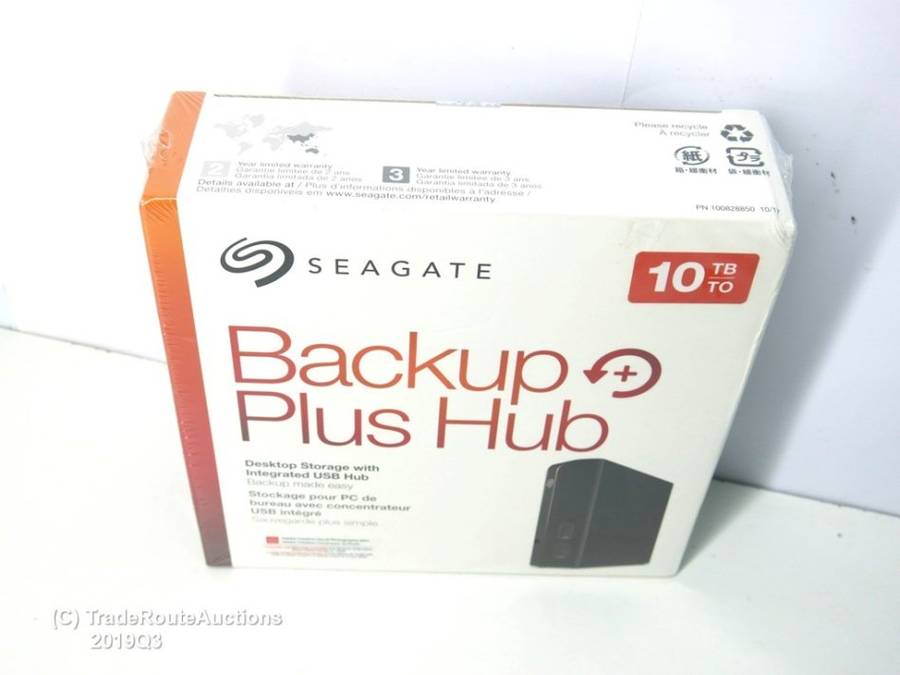Brand new - SEAGATE 10TB BACKUP PLUS DESKTOP HUB - STEL10000400