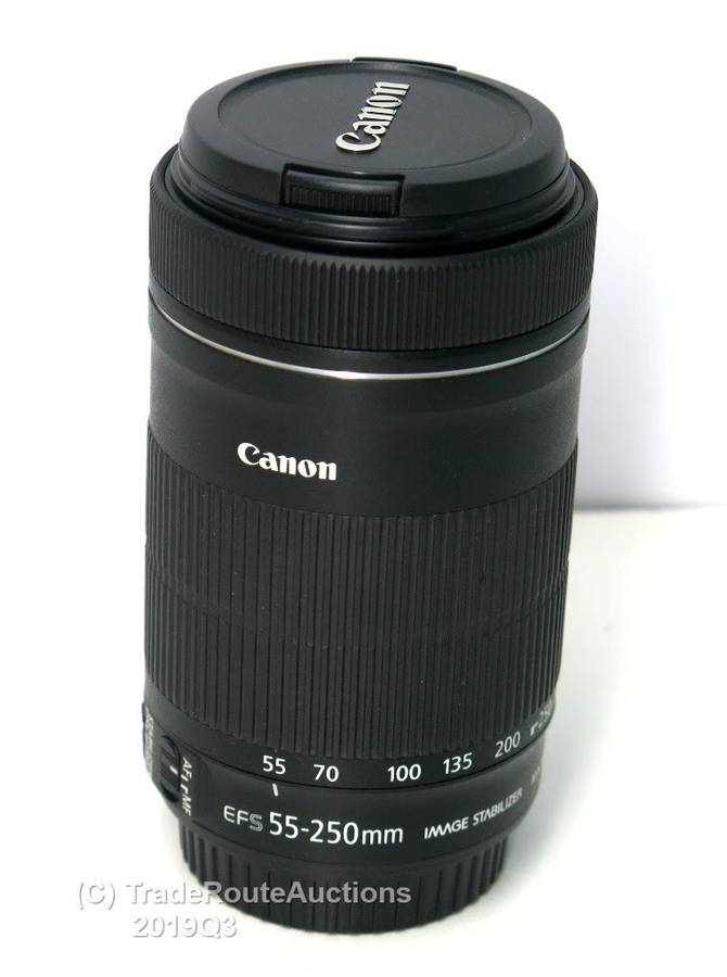 Canon EF-S 55-250m IS (Image Stabilizer) STM  Lens for Canon DSLR Cameras