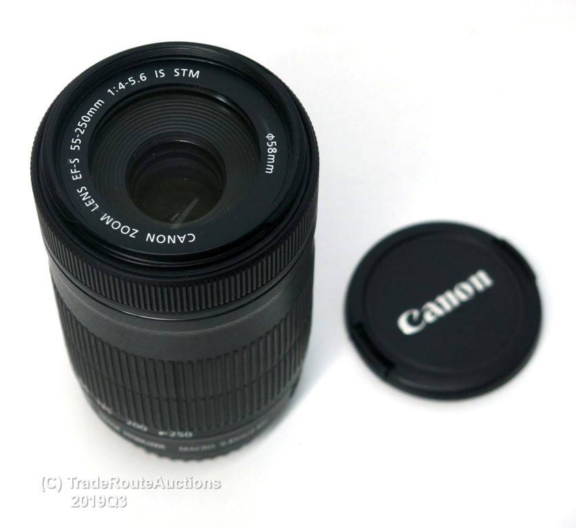 Canon EF-S 55-250m IS (Image Stabilizer) STM  Lens for Canon DSLR Cameras