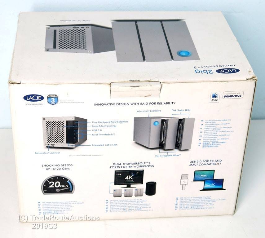 LaCie 8TB 2big Thunderbolt 2/USB 3.0 Dual Disk RAID - 8TB External drive