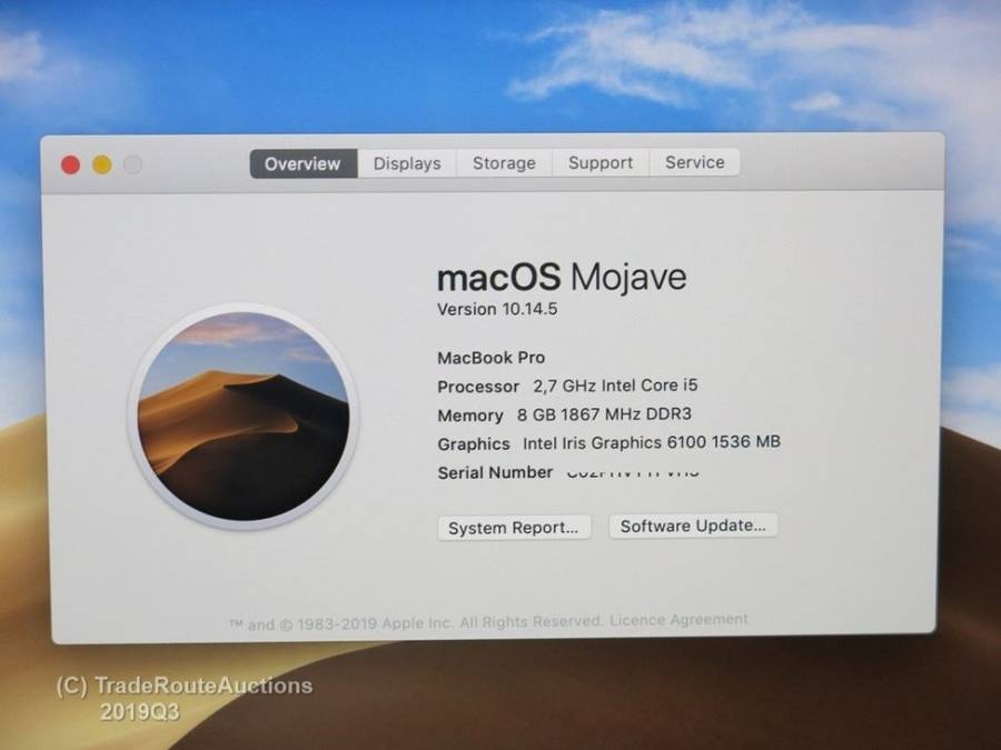 MacBook Pro 13.3-inch ** RETINA ** | Core i5 2.7GHz | 8GB RAM | 128GB SSD | EARLY 2015