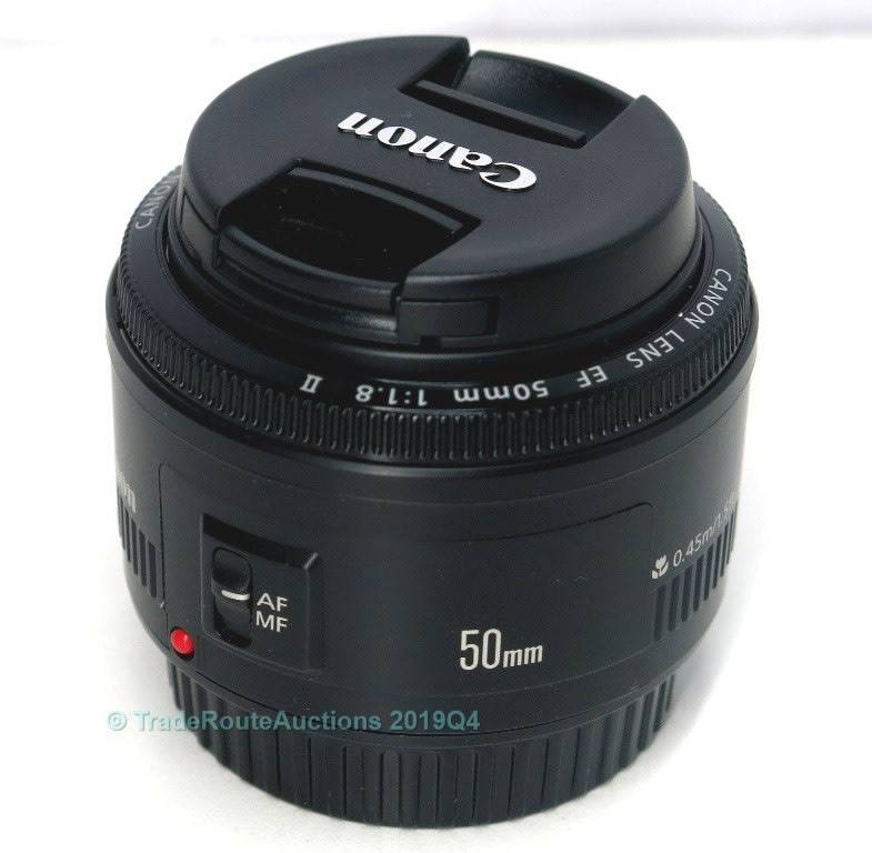 Canon EF 50mm f/1.8 II Lens - Fits Canon Cameras