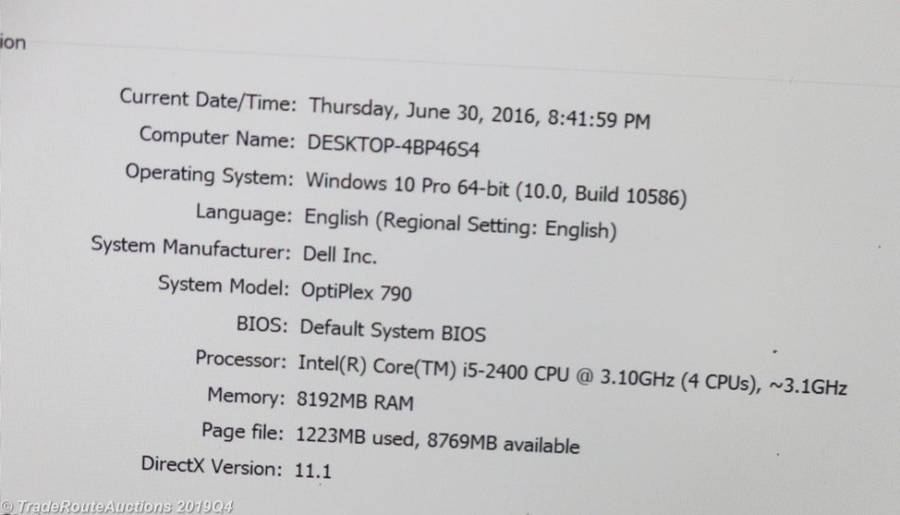 Dell  OptiPlex 790 | SFF Desktop PC | Core i5 2400 3.1Ghz | 8GB RAM | 500GB HDD DESKTOP PC