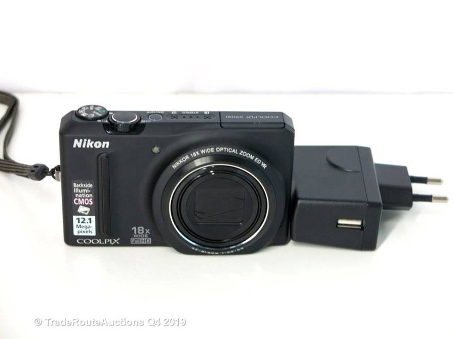 Nikon COOLPIX S9100 12.1 MP CMOS Digital Camera with 18x NIKKOR ED Wide-Angle Optical Zoom Lens