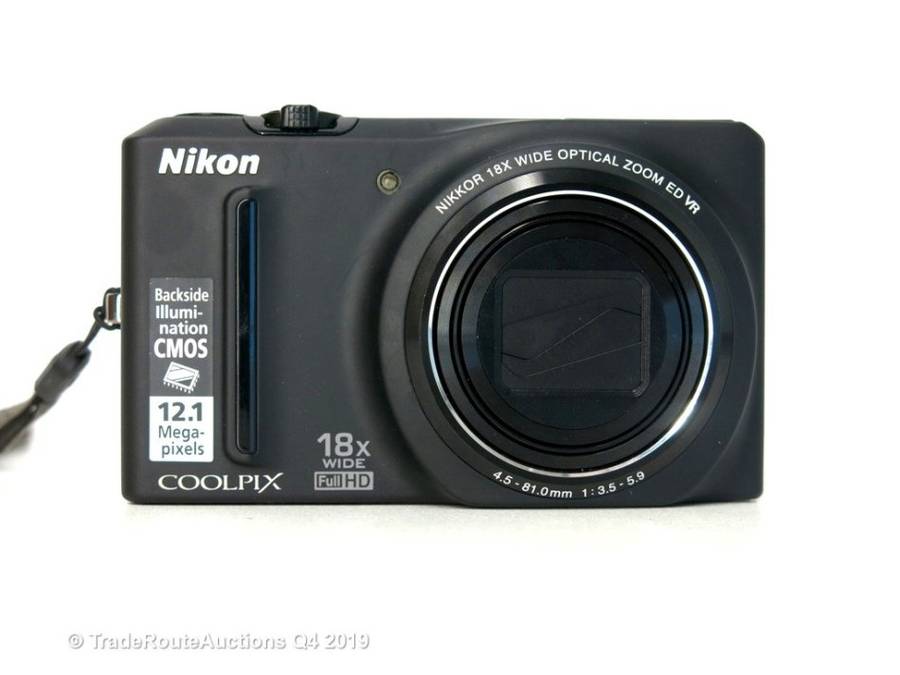 Nikon COOLPIX S9100 12.1 MP CMOS Digital Camera with 18x NIKKOR ED Wide-Angle Optical Zoom Lens