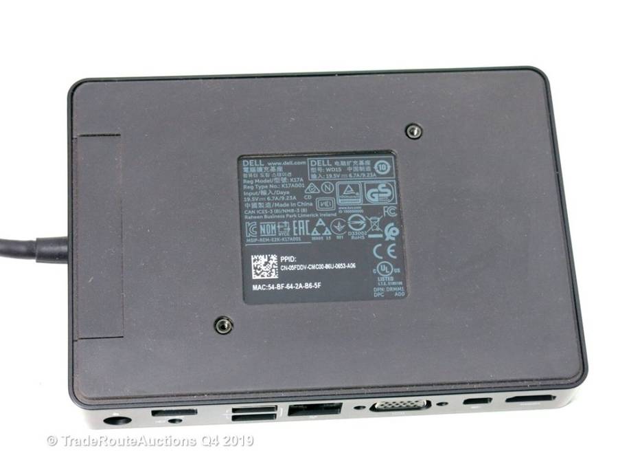 Docking Station - DELL WD15 4K Business Docking Station K17A USB-C K17A001