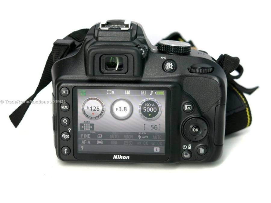 Nikon D3400 24.2 MP CMOS Digital SLR Camera body + Nikon AF-P 18-55 VR Lens Kit