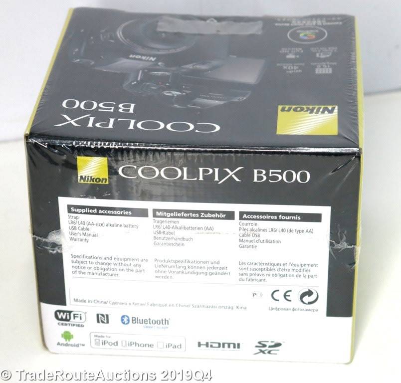 BRAND NEW - Nikon COOLPIX B500 Digital Camera | Full HD 1080p Video Recording at 30 fps