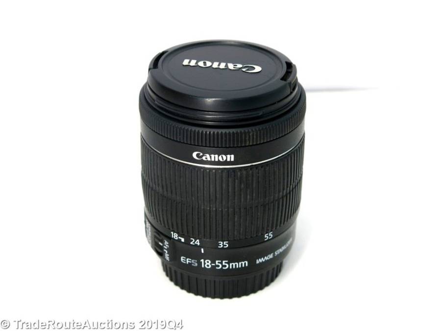Canon EF-S 18-55mm f/3.5-5.6 IS (IMAGE STABILIZER) STM Camera Lens for Canon Digital SLR Cameras