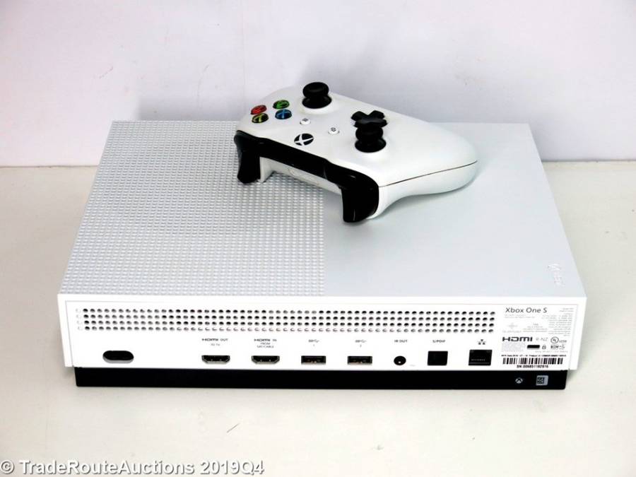 Microsoft Xbox One S 1TB Console (WHITE) Model 1681 + 1 Controller