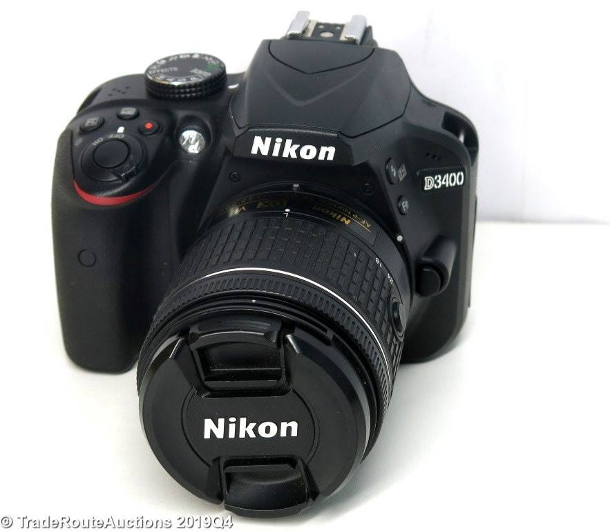 Nikon D3400 24.2 MP CMOS Digital SLR Camera body + Nikon AF-P 18-55 VR Lens Kit