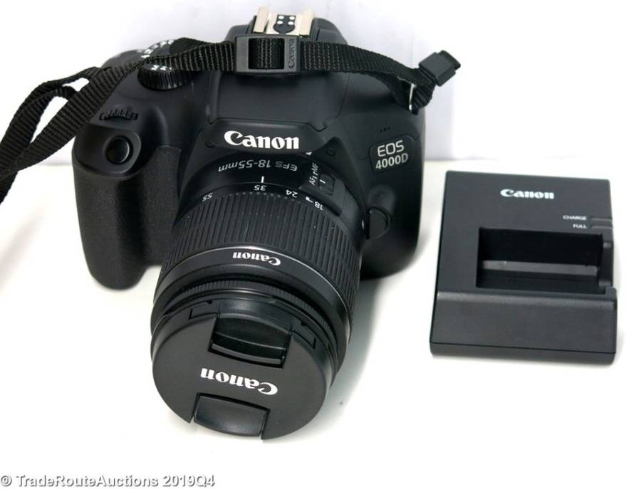 Canon 4000D DSLR Camera and EF-S 18-55 mm f/3.5-5.6 III Lens Kit