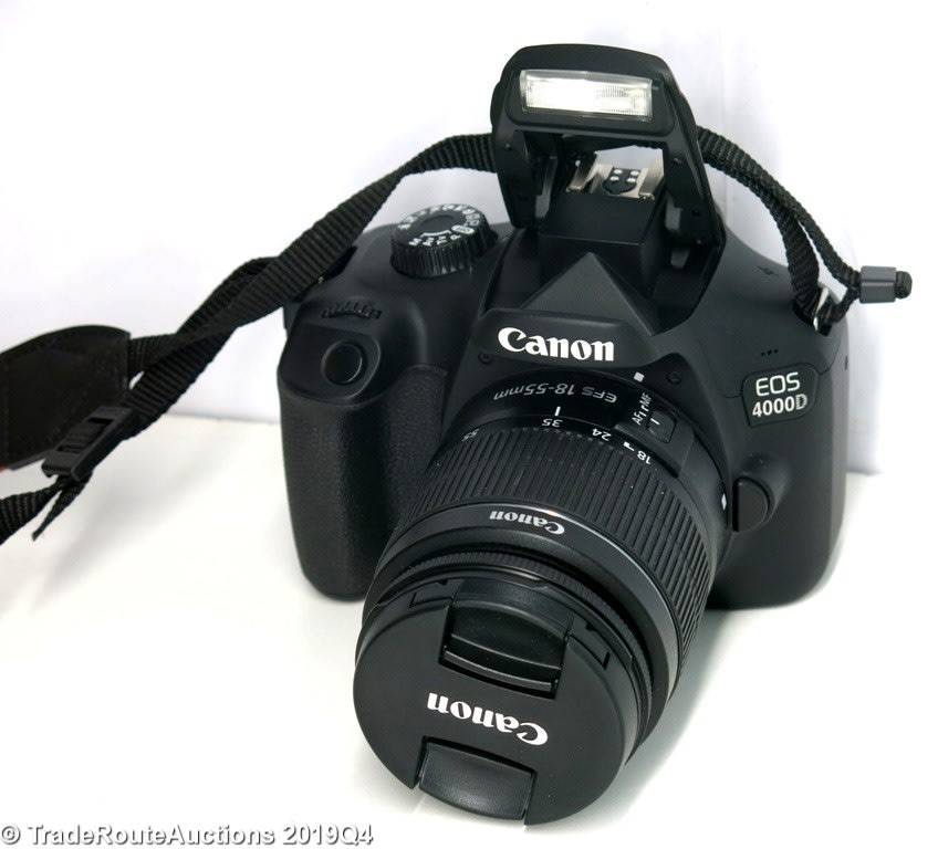 Canon 4000D DSLR Camera and EF-S 18-55 mm f/3.5-5.6 III Lens Kit