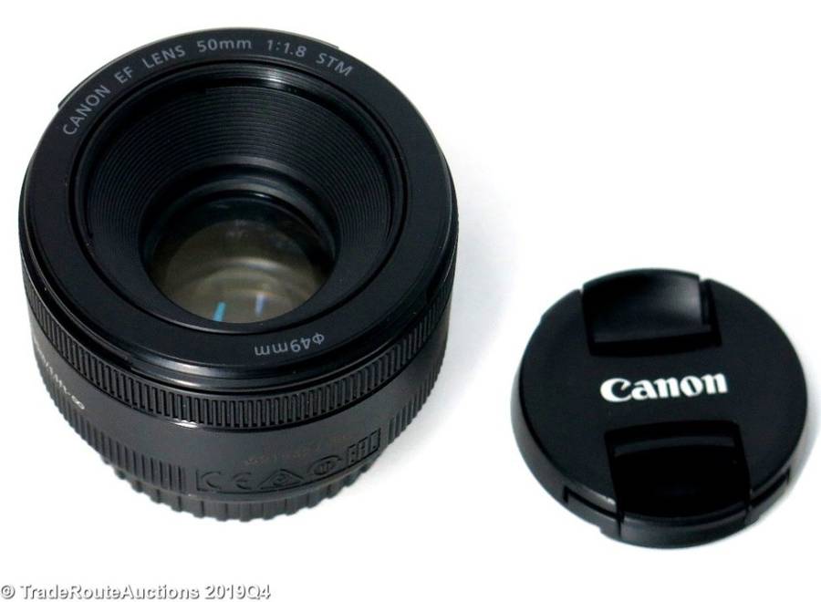 Canon EF 50mm f/1.8 STM Lens for Canon DSLR Cameras