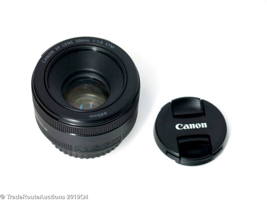 Canon EF 50mm f/1.8 STM Lens for Canon DSLR Cameras