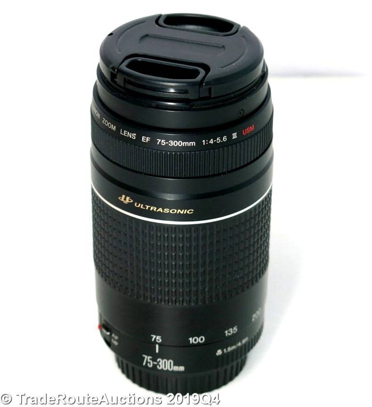 CANON EF 75-300MM III USM Zoom Lens Canon Cameras - PLEASE READ DESCRIPTION