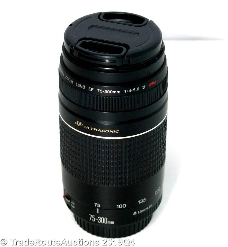 CANON EF 75-300MM III USM Zoom Lens Canon Cameras - PLEASE READ DESCRIPTION