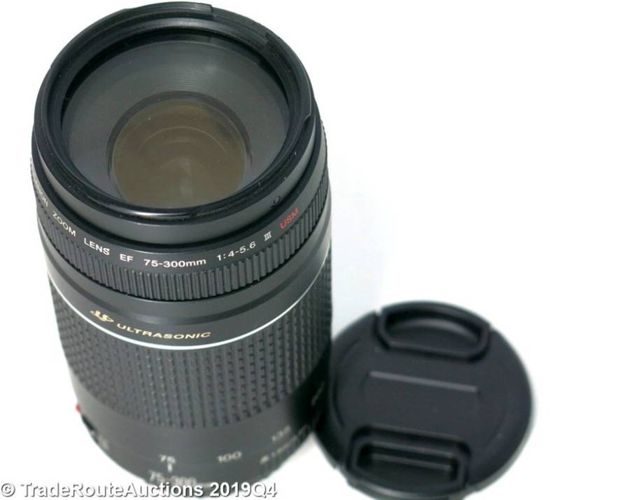 CANON EF 75-300MM III USM Zoom Lens Canon Cameras - PLEASE READ DESCRIPTION