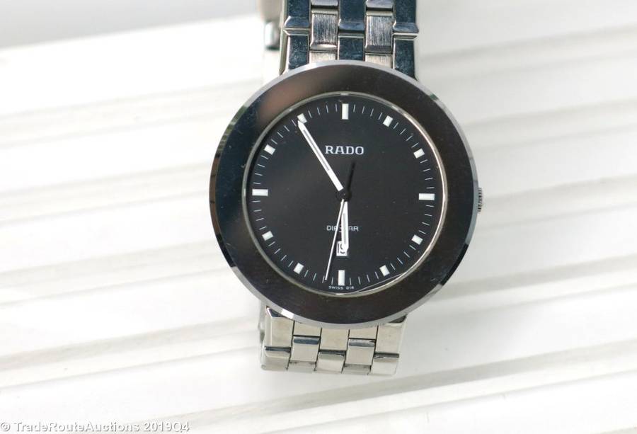 Rado Diastar Black Dial Ceramic Men's Watch