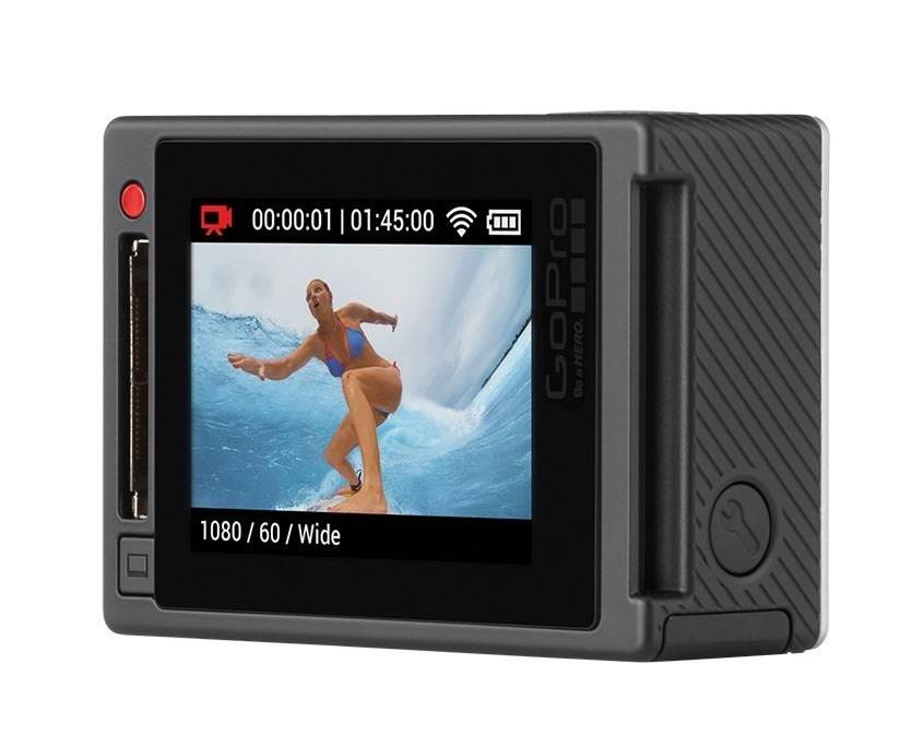 GoPro Hero4 SILVER CHDHY-401 | Built in Touch LCD Display | Wi-Fi | Comes with Casing