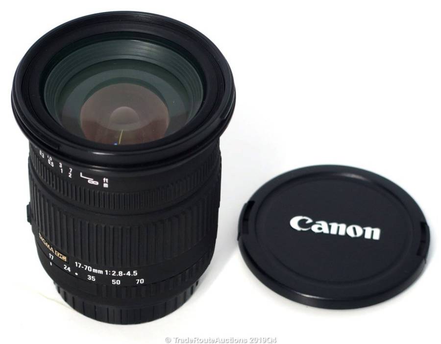 SIGMA DC 17-70mm 1:2.8-4.5 LENS for CANON DIGITAL SLR CAMERAS