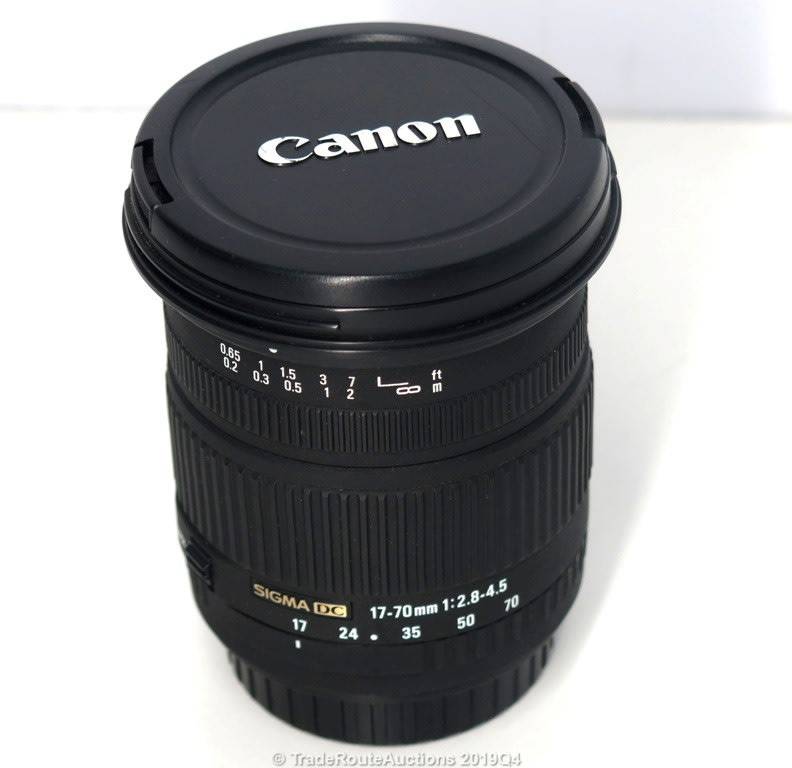 SIGMA DC 17-70mm 1:2.8-4.5 LENS for CANON DIGITAL SLR CAMERAS
