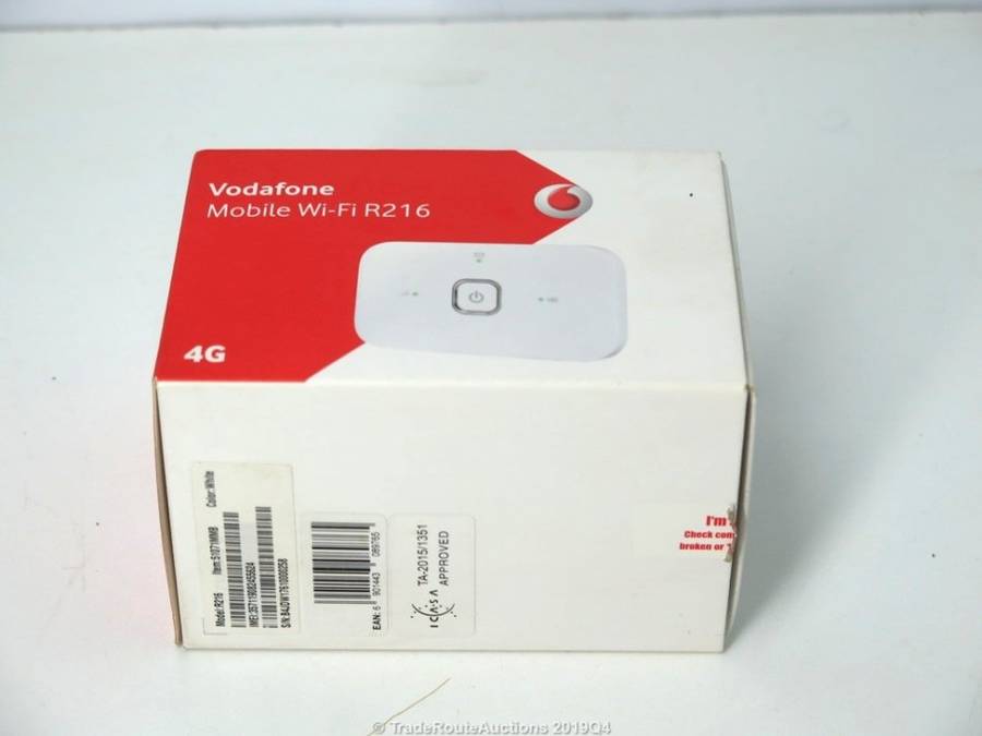 Vodafone Mobile Wi-Fi R216 4G LTE Wireless Hotspot Modem Router