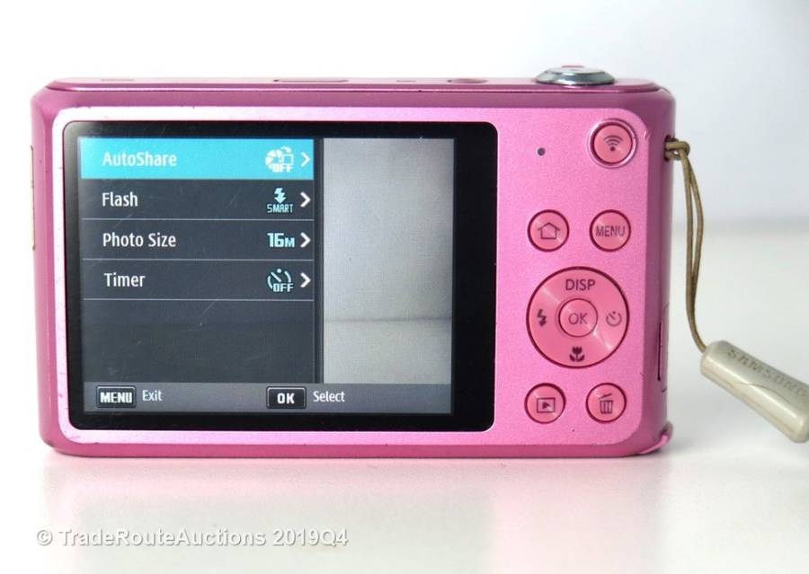Samsung DV150F 16.2MP Smart WiFi Digital Camera with 5x Optical Zoom & 2.7" / 1.48" front LCD