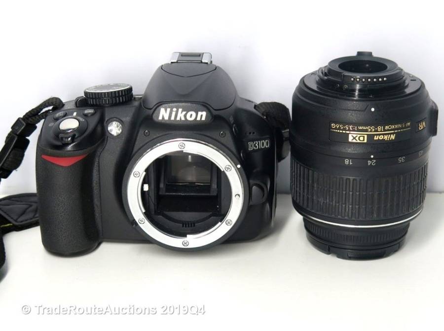 NIKON D3100 DSLR CAMERA 14.2 megapixels +  18-55mm MM PROFESSIONAL DSLR LENS KIT