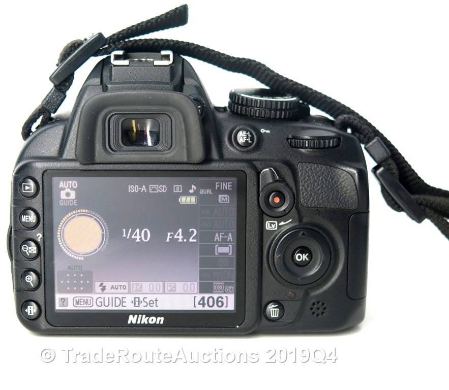NIKON D3100 DSLR CAMERA 14.2 megapixels with Nikon 18-55mm PROFESSIONAL DSLR LENS KIT