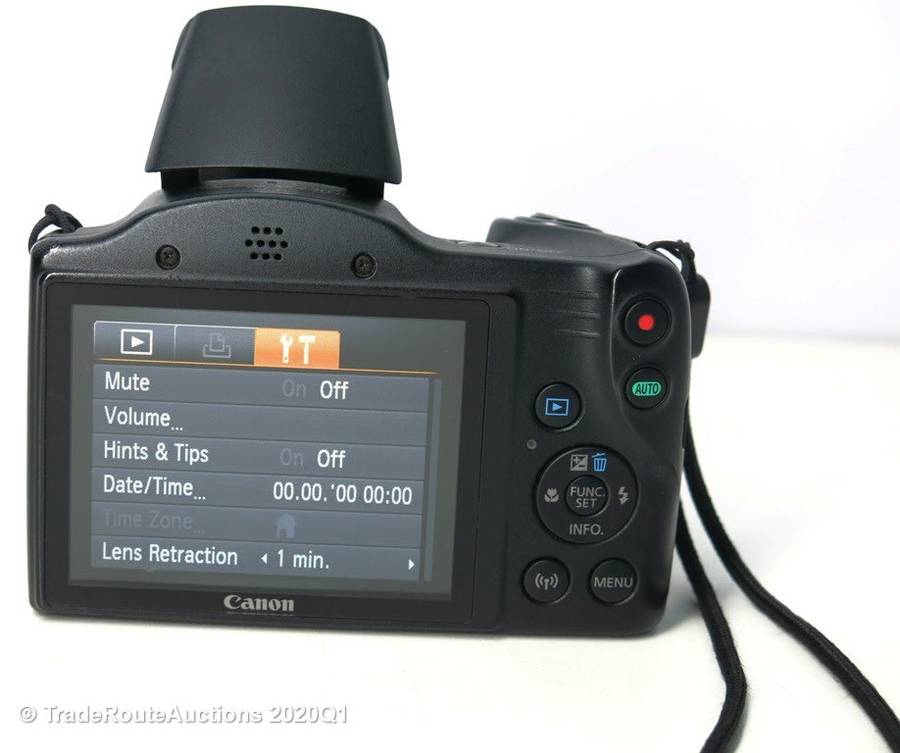 Canon PowerShot SX430 IS Built-in Wi-Fi / NFC Black Digital Camera 20.0MP 45X ZOOM