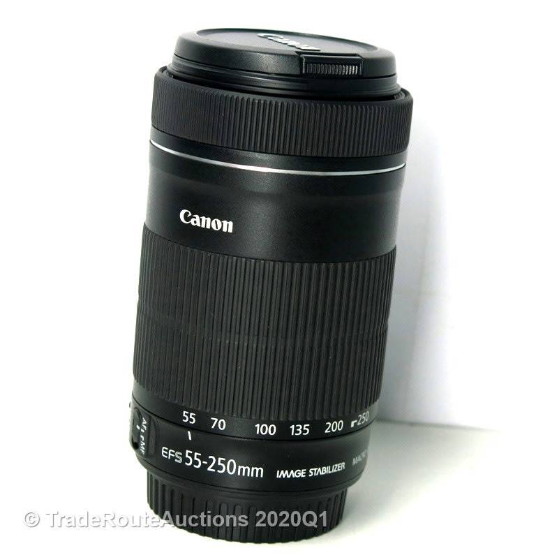 Canon EF-S 55-250m IS (Image Stabilizer) STM  Lens for Canon DSLR Cameras