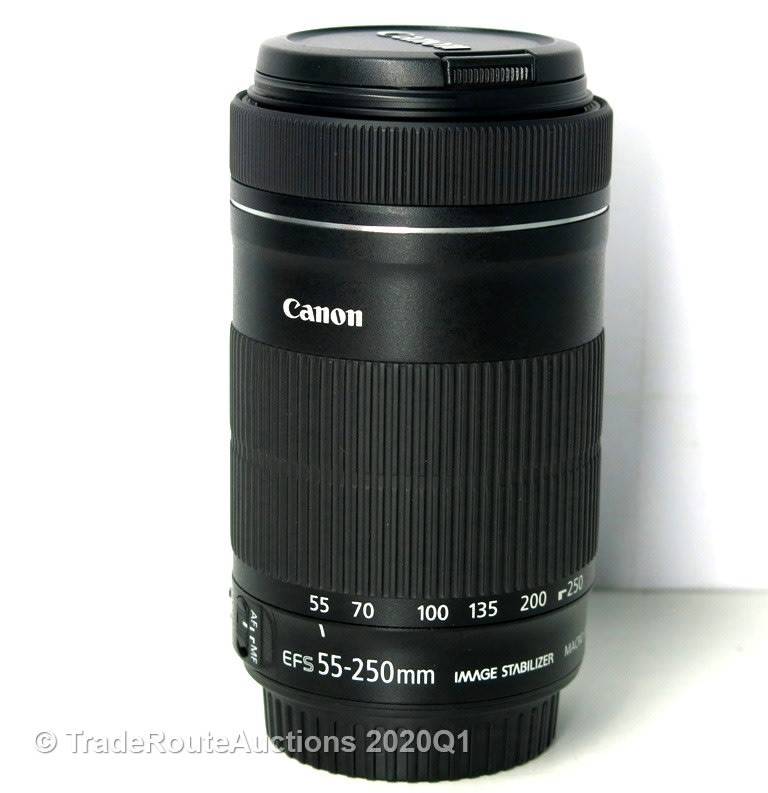 Canon EF-S 55-250m IS (Image Stabilizer) STM  Lens for Canon DSLR Cameras
