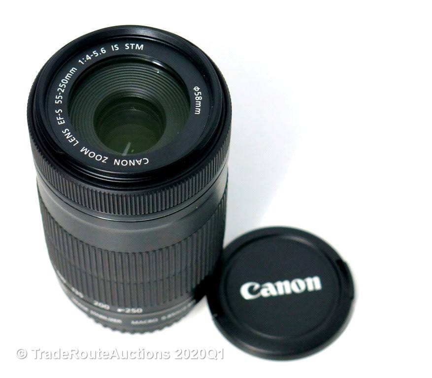 Canon EF-S 55-250m IS (Image Stabilizer) STM  Lens for Canon DSLR Cameras