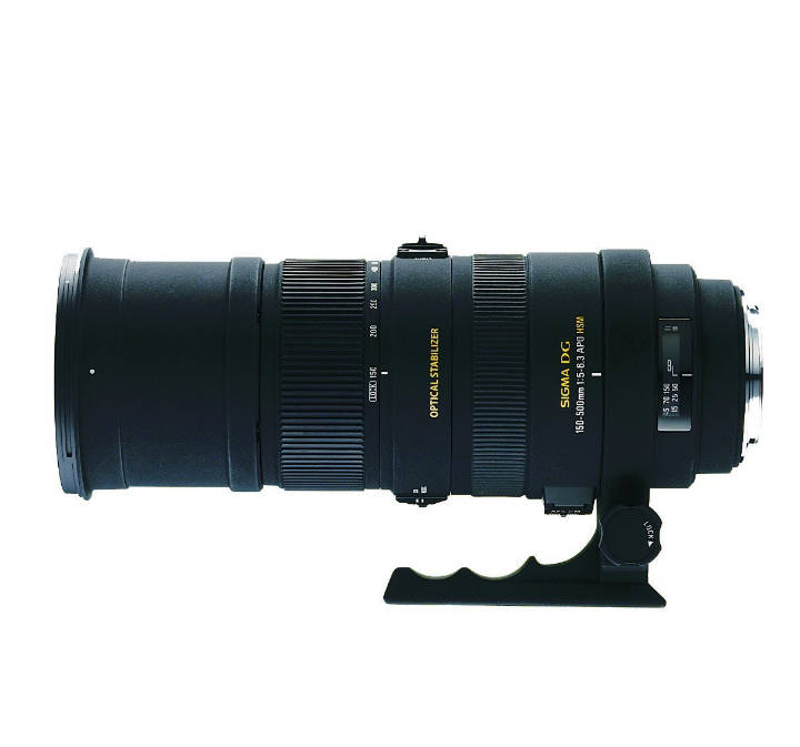 SIGMA 150-500mm F5-6.3 APO DG OS (OPTICAL STABILIZER) ZOOM Lens for SONY / MINOLTA DSLR Cameras