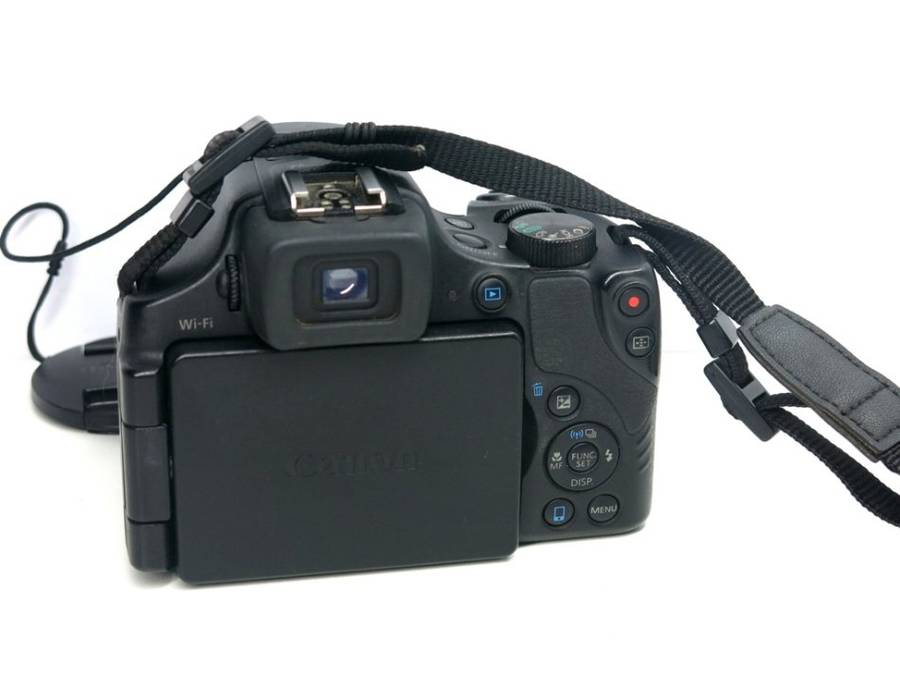 Boxed Canon Powershot SX60 HS 16.1MP Digital Camera 65x Optical Zoom Lens 3-inch LCD Tilt Screen